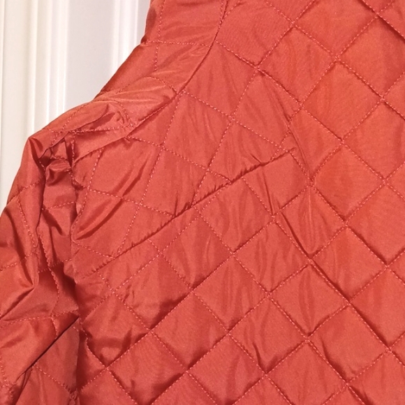 2X women's jacket. Croft and Barrow classic light weight quilted NWT mineral red - Picture 6 of 6